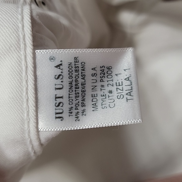 Pookie Loves Sebastian Size Jrs. 1 White Skinny Jeans, Excellent Used Condition - Picture 13 of 13